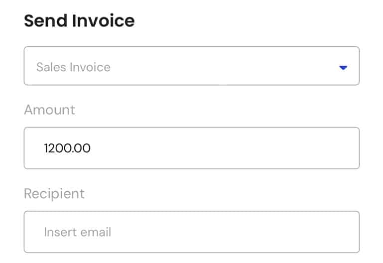 invoices sending